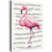 Desenho para pintar com números Beautiful Flamingo 107504 additionalThumb 5