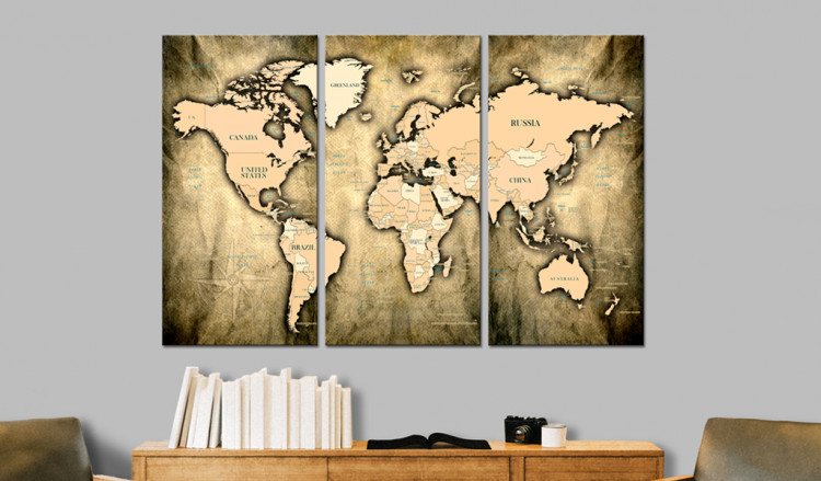 Placar decorativo The Sands of Time  [Cork Map] 92214 additionalImage 3