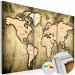 Placar decorativo The Sands of Time  [Cork Map] 92214