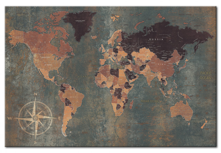 Placar de cortiça Mysterious World [Cork Map] 96034 additionalImage 2