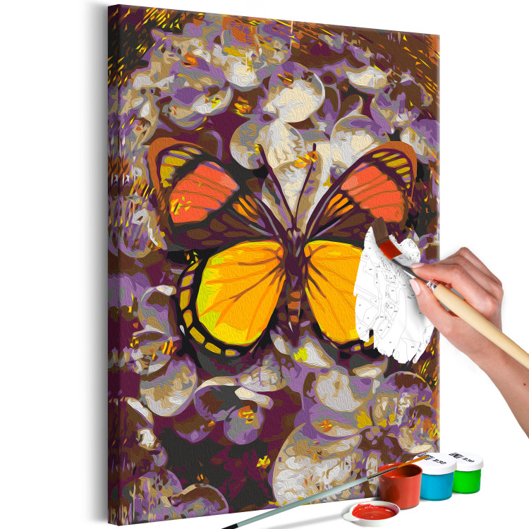 Desenho para pintar com números Amber Dream - Butterfly with Yellow and Orange Wings 146544 additionalImage 6