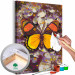 Desenho para pintar com números Amber Dream - Butterfly with Yellow and Orange Wings 146544