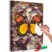 Desenho para pintar com números Amber Dream - Butterfly with Yellow and Orange Wings 146544 additionalThumb 6