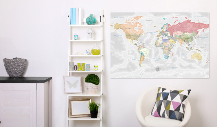 Placar decorativo World Map: Dream Travel [Cork Map] 97364 additionalImage 3