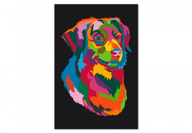 Desenho para pintar com números Colourful Dog 117574 additionalImage 6