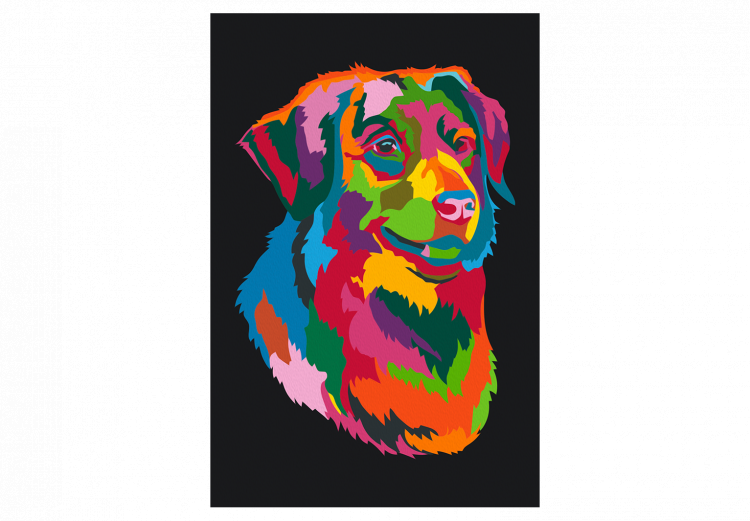 Desenho para pintar com números Colourful Dog 117574 additionalImage 7