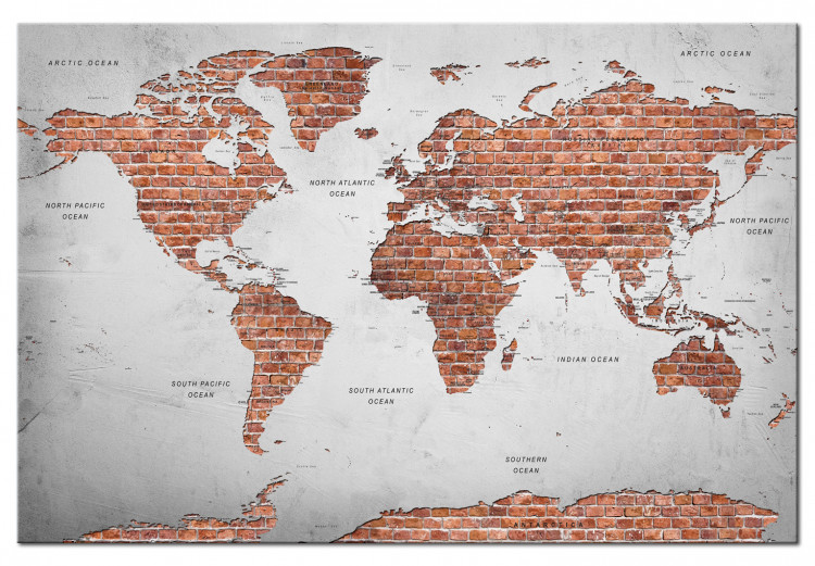 Placar de cortiça Brick World [Cork Map] 97494 additionalImage 2