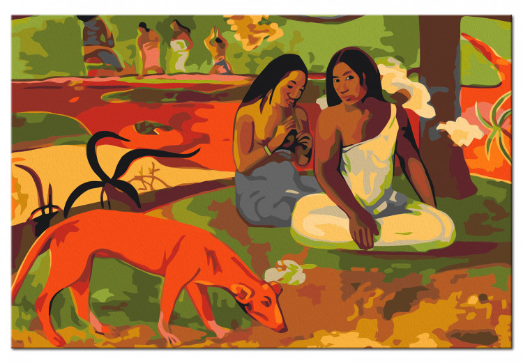 Desenho para pintar com números Gauguin's Arearea 132405 additionalImage 6