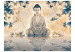 Fotomural Cultura Asiática - Buda Meditando na Superfície da Água Cercado por Magnólias 61405 additionalThumb 1