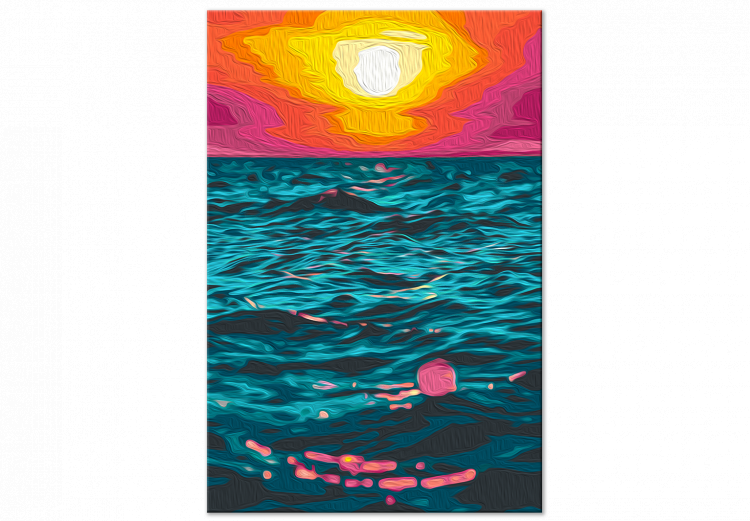 Desenho para pintar com números Royal Sea - Sunset in Turquoise Water 145215 additionalImage 4