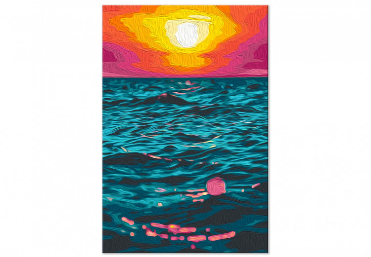 Desenho para pintar com números Royal Sea - Sunset in Turquoise Water 145215 additionalImage 3