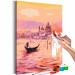 Desenho para pintar com números Gondola in Venice 127235 additionalThumb 3