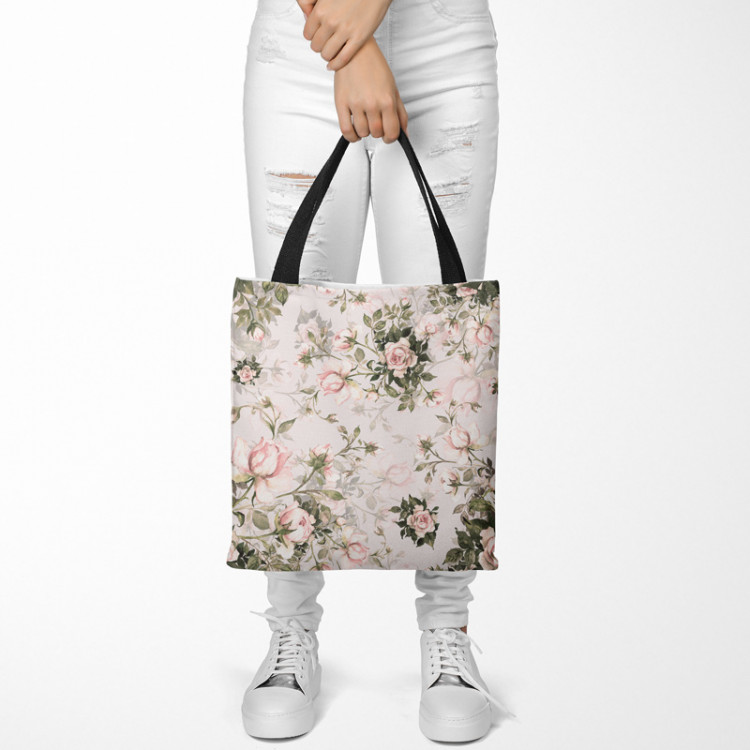 Saco In a rose garden - flower composition in shades of green and pink 147445 additionalImage 3