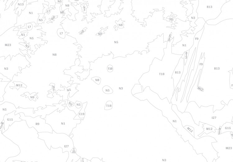Desenho para pintar com números World Map (Colourful) 107485 additionalImage 3