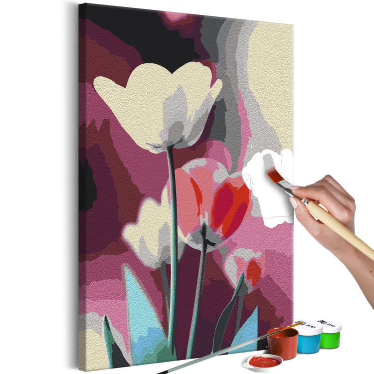 Desenho para pintar com números Colorful Tulips 138485 additionalImage 3