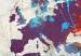 Placar de cortiça World Map: Colourful Madness [Cork Map] 97485 additionalThumb 5