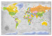 Placar decorativo World Map: Wind Rose [Cork Map - German Text] 105616 additionalThumb 2