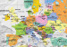 Placar decorativo World Map: Wind Rose [Cork Map - German Text] 105616 additionalThumb 9