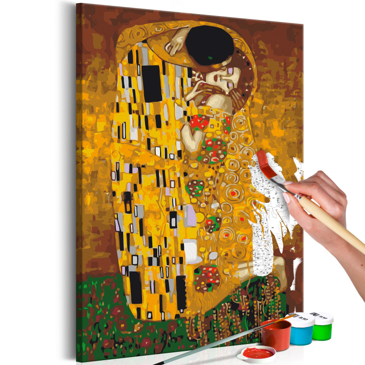 Desenho para pintar com números Klimt: The Kiss 127236 additionalImage 3