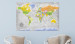 Placar de cortiça World Map: Wind Rose [Cork Map] 95956 additionalThumb 3