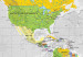 Placar de cortiça World Map: Wind Rose [Cork Map] 95956 additionalThumb 5