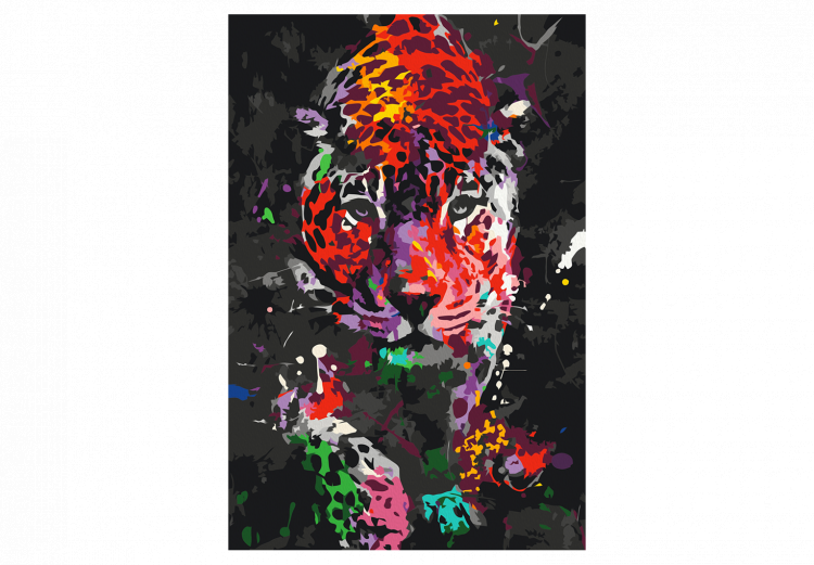 Desenho para pintar com números Spotted Leopard 127276 additionalImage 7