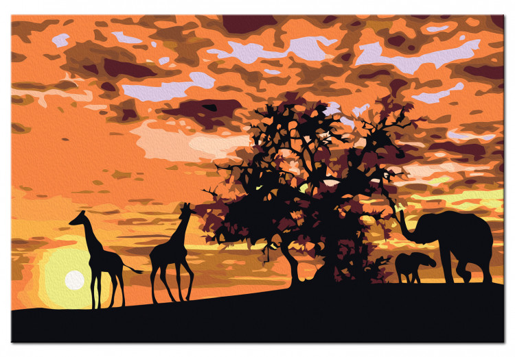 Desenho para pintar com números Savannah (Giraffes & Elephants) 107507 additionalImage 6