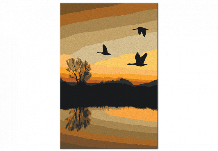 Desenho para pintar com números Sunset on the Lake  142407 additionalImage 6