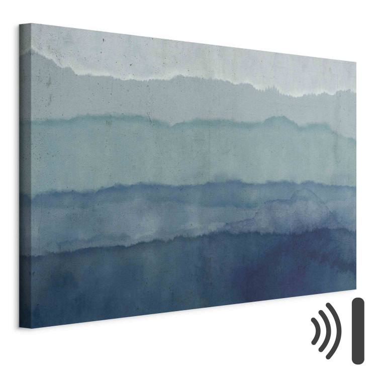 Quadro Harmony of Waves - Nautical Abstraction With Blue Watercolors 151207 additionalImage 8