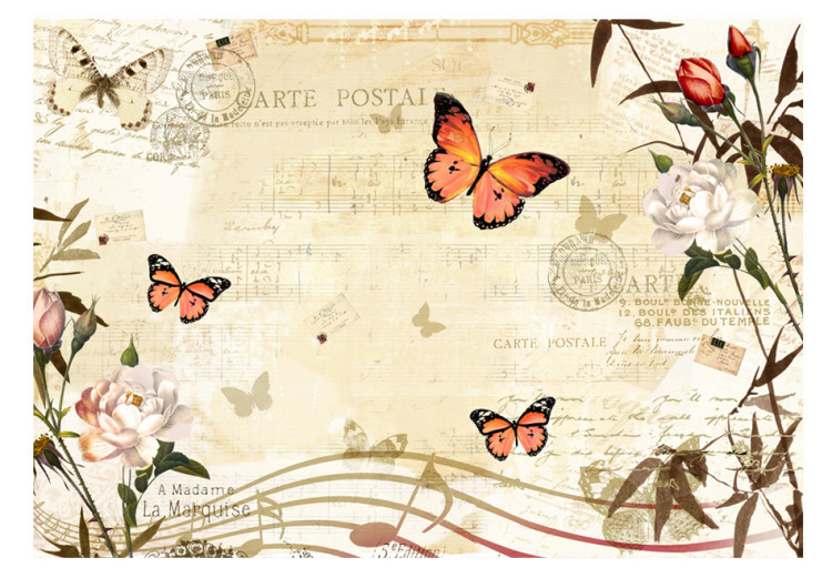 Mural de parede Melodies of butterflies 61307 additionalImage 1