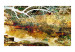 Mural de parede Abstração - fantasia de folhas de árvores e rio em fundo 96607 additionalThumb 1