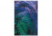 Desenho para pintar com números Ultraviolet - Large Two-Color Palm Leaves on a Black Background 146217 additionalThumb 4
