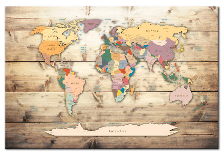 Placar de cortiça The World at Your Fingertips [Cork Map] 92157 additionalImage 2