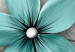 Quadro pintado Turquoise flower of night 50077 additionalThumb 4
