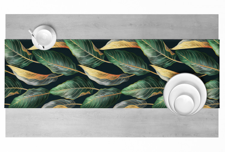 Corre-mesa Gold-green leaves - a floral pattern 147208 additionalImage 3