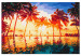 Desenho para pintar com números Pool in the Sun - Palm Trees, Bright Sky and Turquoise Water 144518 additionalThumb 3