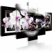 Quadro em tela Orchids on a black background 50028 additionalThumb 2