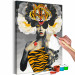 Desenho para pintar com números Eye of the Tiger 127438 additionalThumb 3