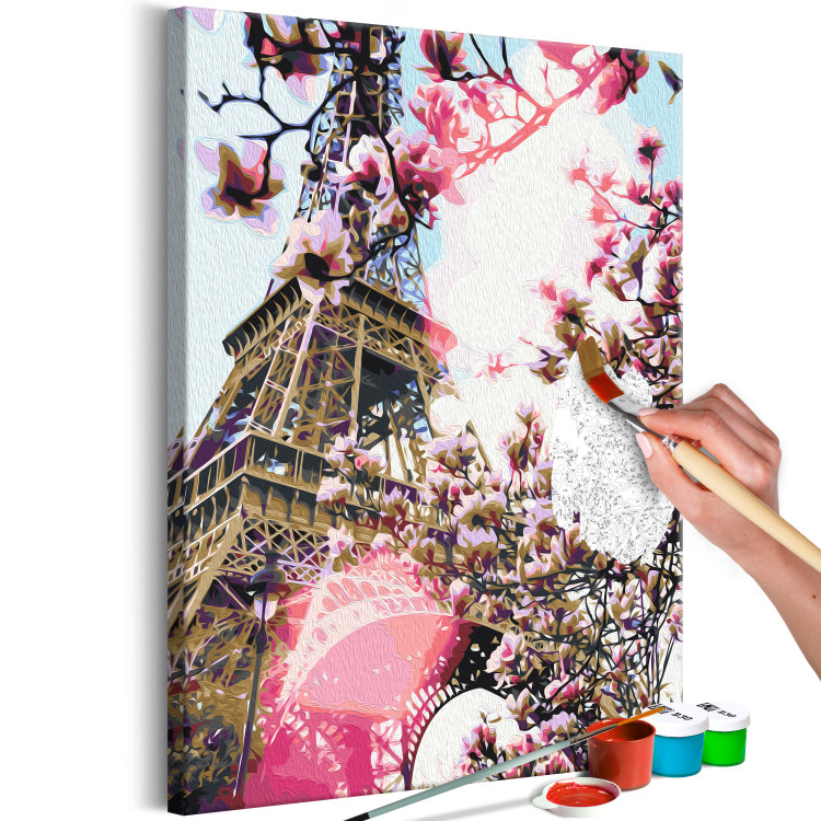 Desenho para pintar com números Eiffel Tower and Magnolia Tree 138488 additionalImage 6