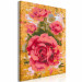 Desenho para pintar com números Coral Rose - Red-Pink Flower on the Golden Background 146188 additionalThumb 5