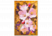 Desenho para pintar com números Blooming Twig - Colorful Cherry Blossoms on a Golden Background 146198 additionalThumb 5