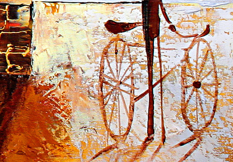 Quadro pintado De bicicleta pela cidade  49698 additionalImage 4