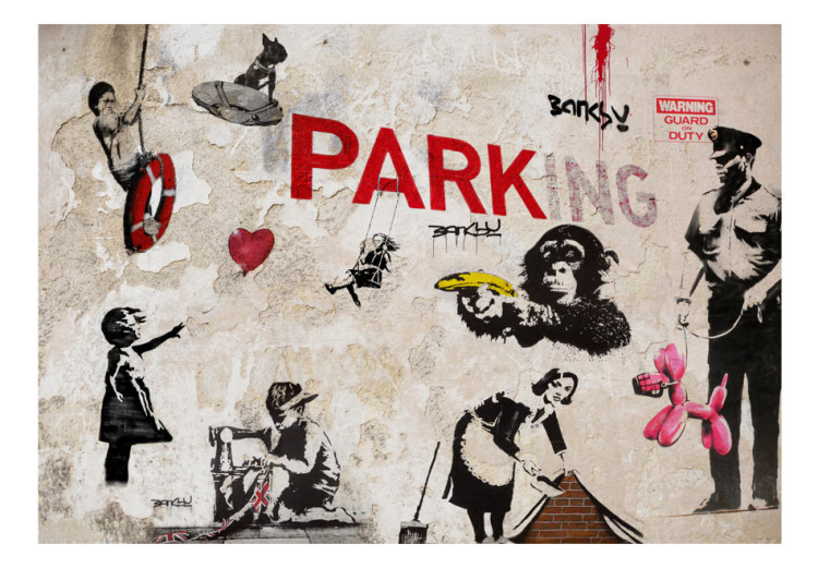 Fotomural [Banksy] Graffiti Collage 65709 additionalImage 1