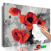 Desenho para pintar com números Bouquet of Poppies 107519 additionalThumb 3