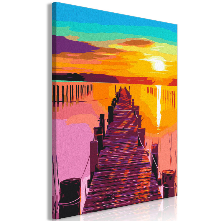 Desenho para pintar com números Sun and Shadows - Play of Light on the Pier, Dynamic Sky 144529 additionalImage 7