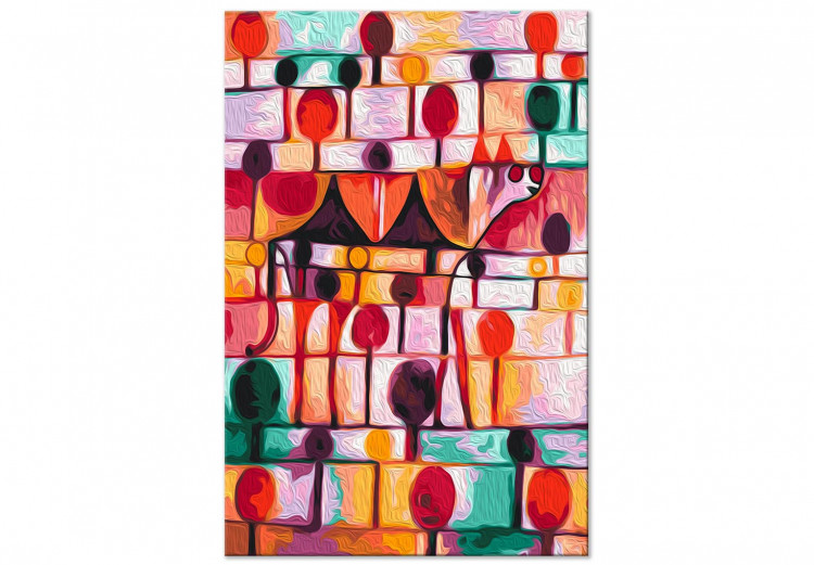 Desenho para pintar com números Paul Klee, Camel - Colorful Simple Trees and a Hidden Camel 148449 additionalImage 7