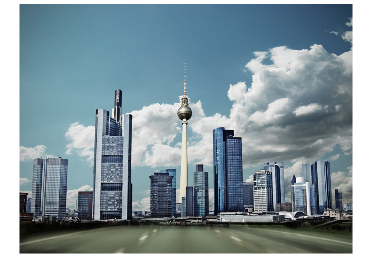 Fotomural Arquitetura das Cidades da Alemanha - arranha-céus altos com a torre de TV 97249 additionalImage 1