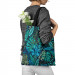 Saco Monstera in blue glow - plant motif with exotic leaves 147559 additionalThumb 3