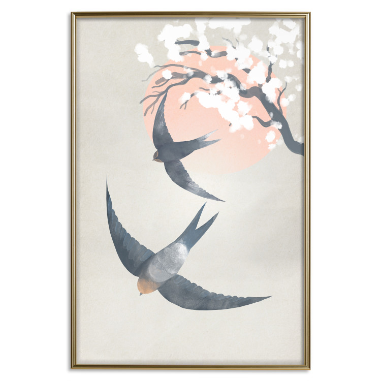 Poster decorativo Swallows in Flight [Poster] 142469 additionalImage 21