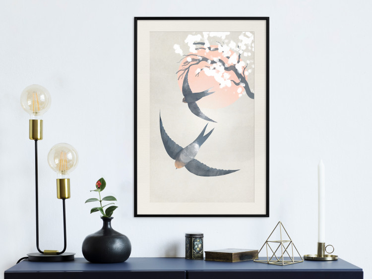 Poster decorativo Swallows in Flight [Poster] 142469 additionalImage 18